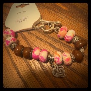 Handmade beaded charm bracelets